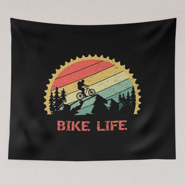 Item preview, Vintage mountain bike retro sunset Bike life designed and sold by MiloHarris.