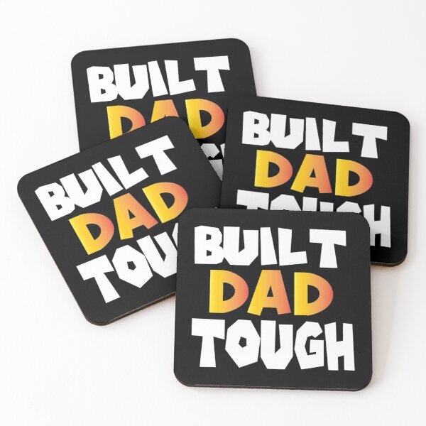 Item preview, Built Dad Tough,Funny Father's Day designed and sold by HancisRossin.