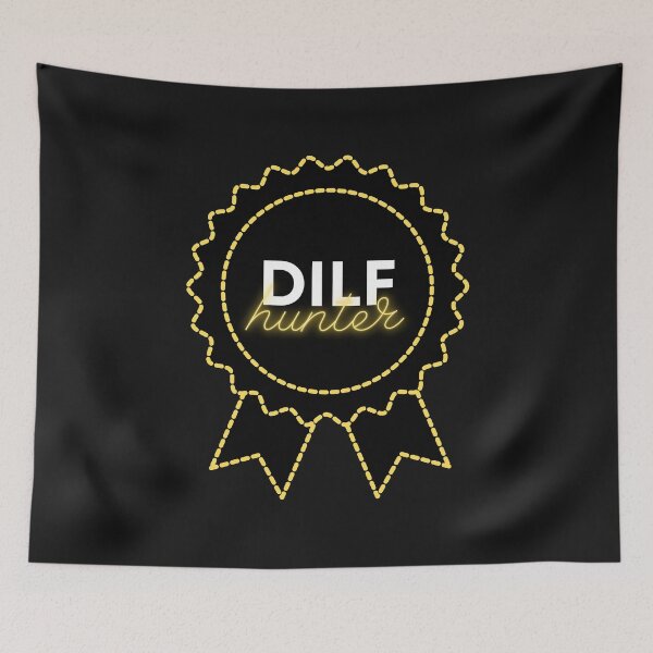 Item preview, DILF Hunter Black-Yellow Ribbon designed and sold by CaitU.
