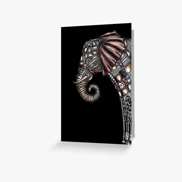 Steampunk Ellie Greeting Card