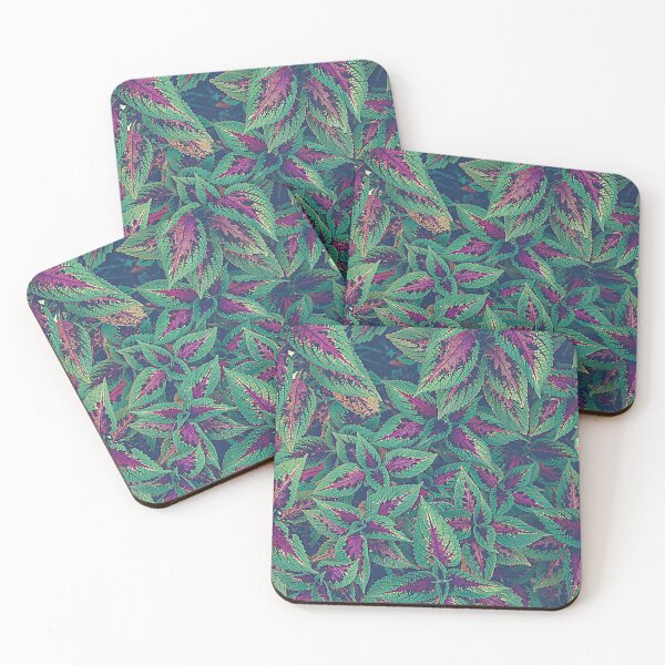Item preview, Green and Pink Leaves designed and sold by Nature-Arts.
