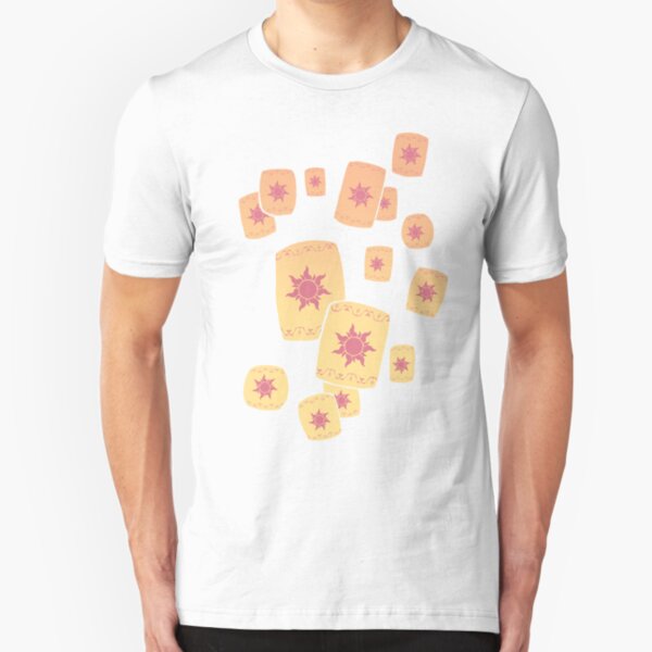 Floating Lanterns Gleam Slim Fit T-Shirt
