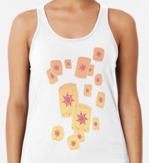 Floating Lanterns Gleam Racerback Tank Top
