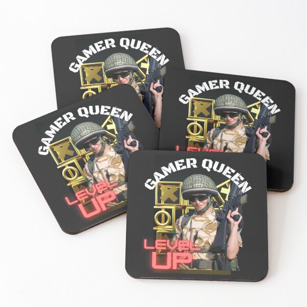 Item preview, GAMER QUEEN, COMBAT GIRL, VR GIRL, VR MEME, designed and sold by R B Chrystal.
