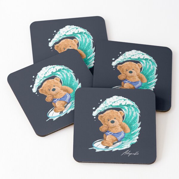 Item preview, Cute Surfing Bear - Adograble designed and sold by Adograble.