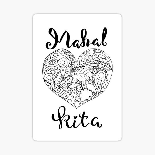 Mahal Kita Stickers Redbubble