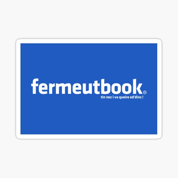 Fermeutbook Sticker