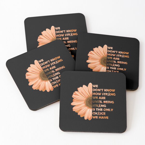 Item preview, Being Strong Orange Flower Leukemia Awareness designed and sold by allahamher.