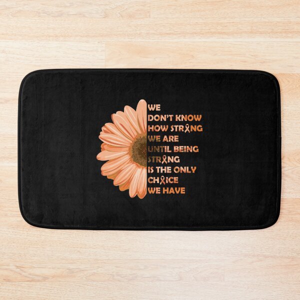 Item preview, Being Strong Orange Flower Leukemia Awareness designed and sold by allahamher.