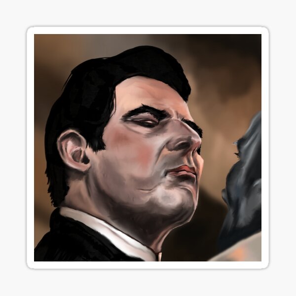Aperçu de l'œuvre Dracula et Johnny sur le toit créée et vendue par Dracula Fan Art.