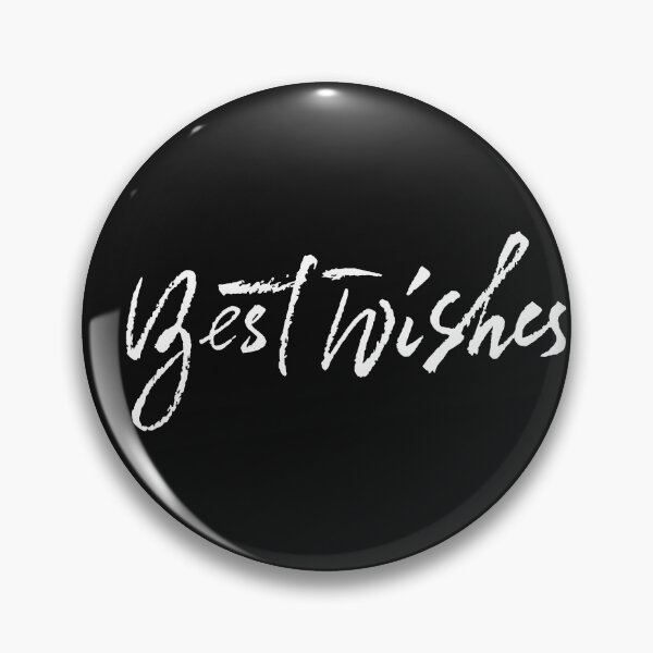 Item preview, Vintage Best Wishes Cursive Typography  designed and sold by garniturex.