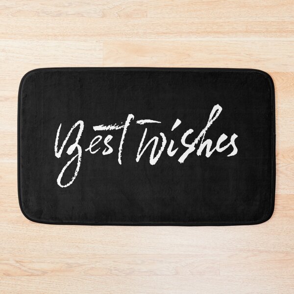 Item preview, Vintage Best Wishes Cursive Typography  designed and sold by garniturex.