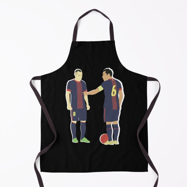 Item preview, Xavi & Andres Iniesta Barcelona Midfield Duo Maestro (Black) designed and sold by Jackshun.