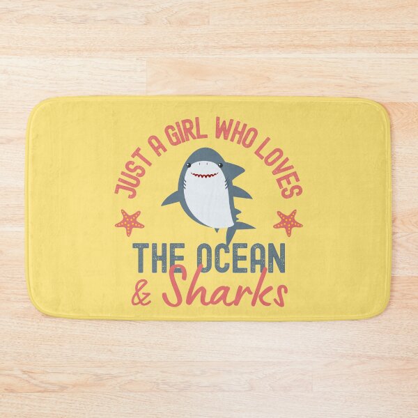 Item preview, Just A Girl Who Loves The Ocean And Sharks designed and sold by StudioAquaLumos.