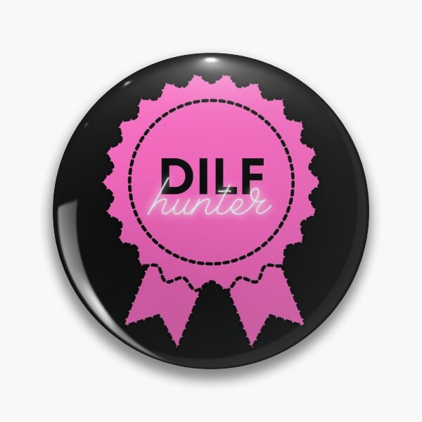 Item preview, DILF Hunter Pink-Black Ribbon designed and sold by CaitU.