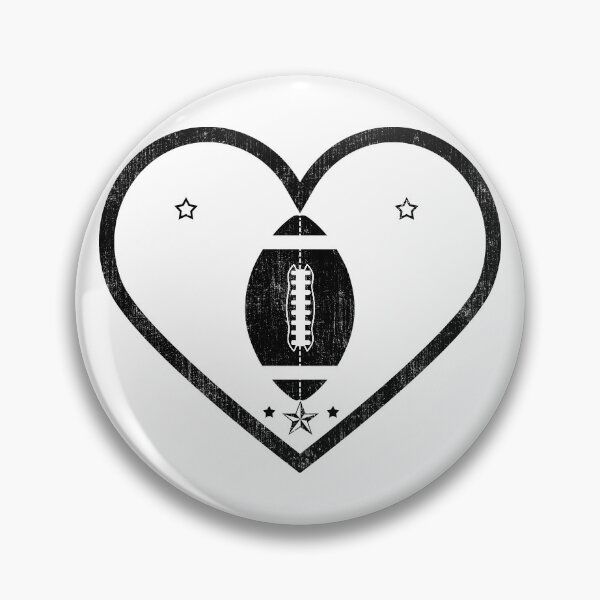 Item preview, I Heart NFL Football Vintage Grunge Black designed and sold by iheartsport.