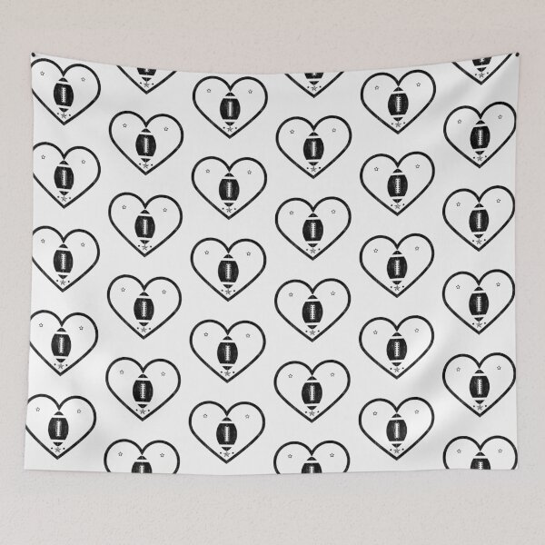 Item preview, I Heart NFL Football Vintage Grunge Black designed and sold by iheartsport.