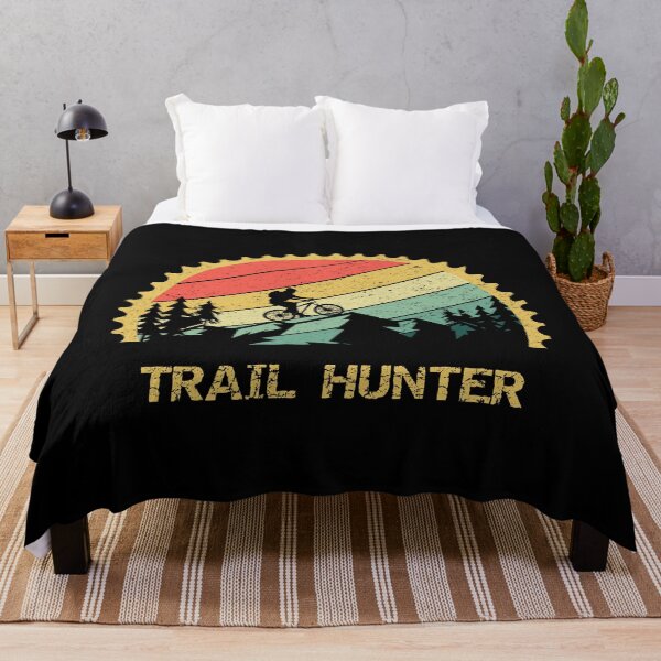 Item preview, Vintage mountain bike retro sunset Trail hunter designed and sold by MiloHarris.