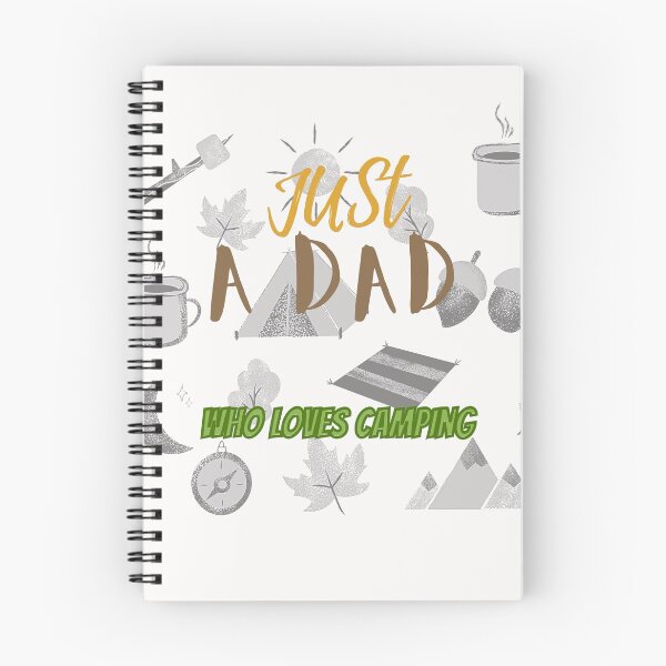 Item preview, just a dad who loves camping designed and sold by MANCREAT.