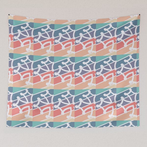 Item preview, Modern Occitan Cross Pastel Multicolor, Occitania, Occitanie. designed and sold by REDPRINT Studio.
