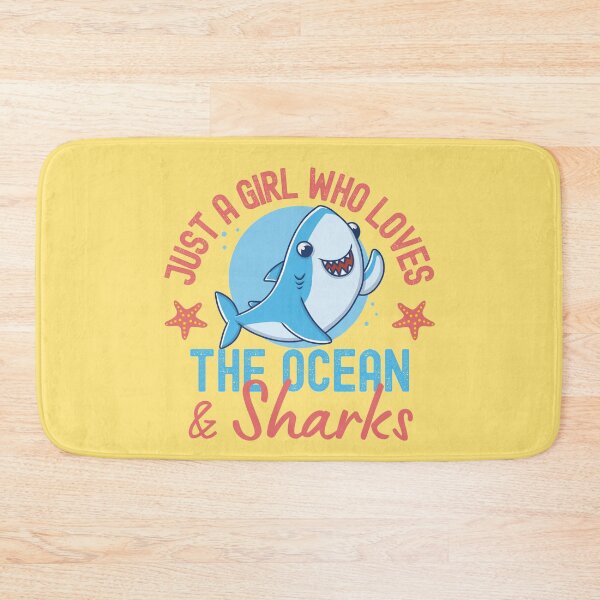 Item preview, Just A Girl Who Loves The Ocean And Sharks designed and sold by StudioAquaLumos.