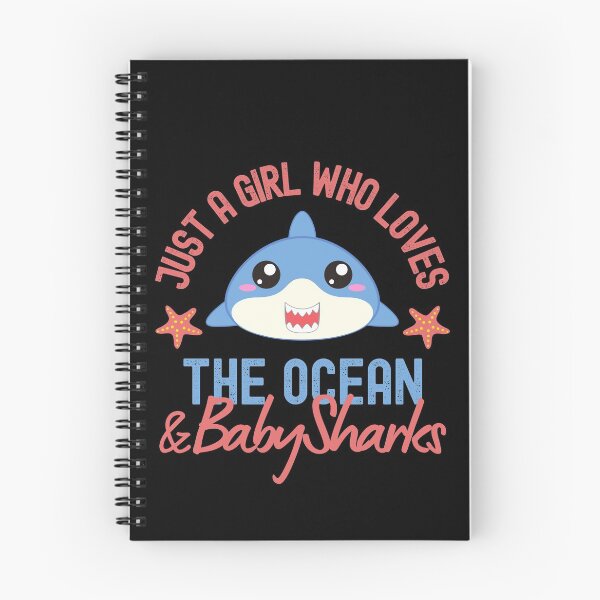 Item preview, Just A Girl Who Loves The Ocean And Sharks designed and sold by StudioAquaLumos.