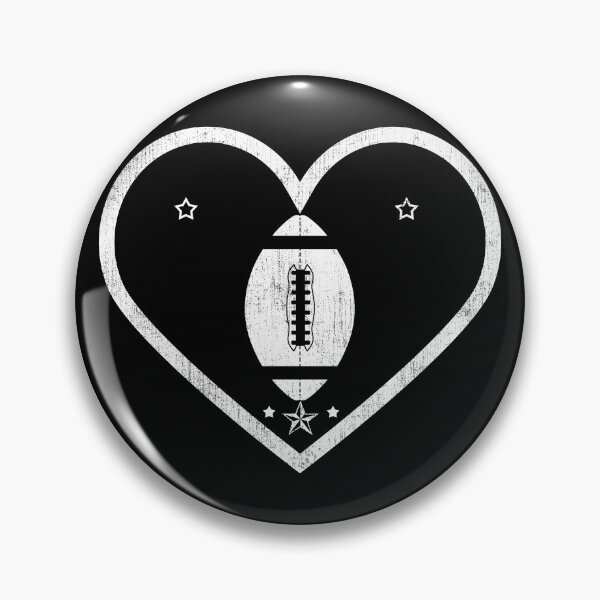 Item preview, I Heart NFL Football Vintage Grunge White designed and sold by iheartsport.