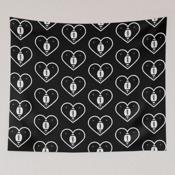 Item preview, I Heart NFL Football Vintage Grunge White designed and sold by iheartsport.