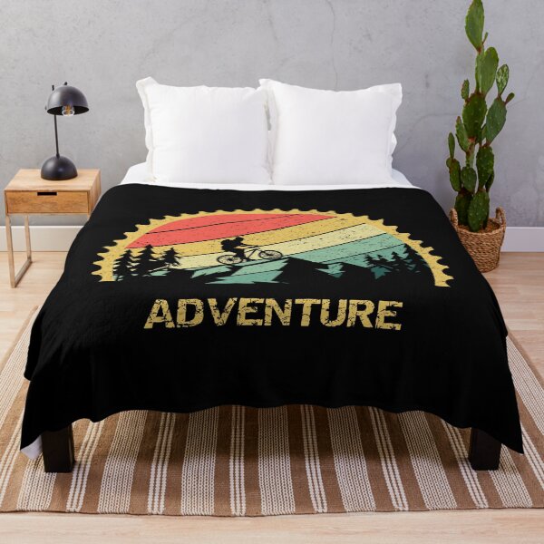 Item preview, Vintage mountain bike retro sunset Adventure designed and sold by MiloHarris.