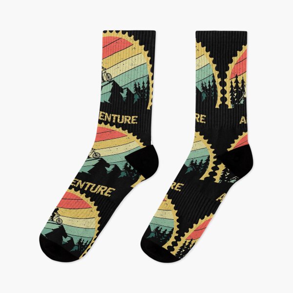 Item preview, Vintage mountain bike retro sunset Adventure designed and sold by MiloHarris.