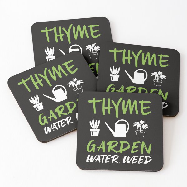 Item preview, Thyme to Garden, Water, Weed designed and sold by GardeningBen.