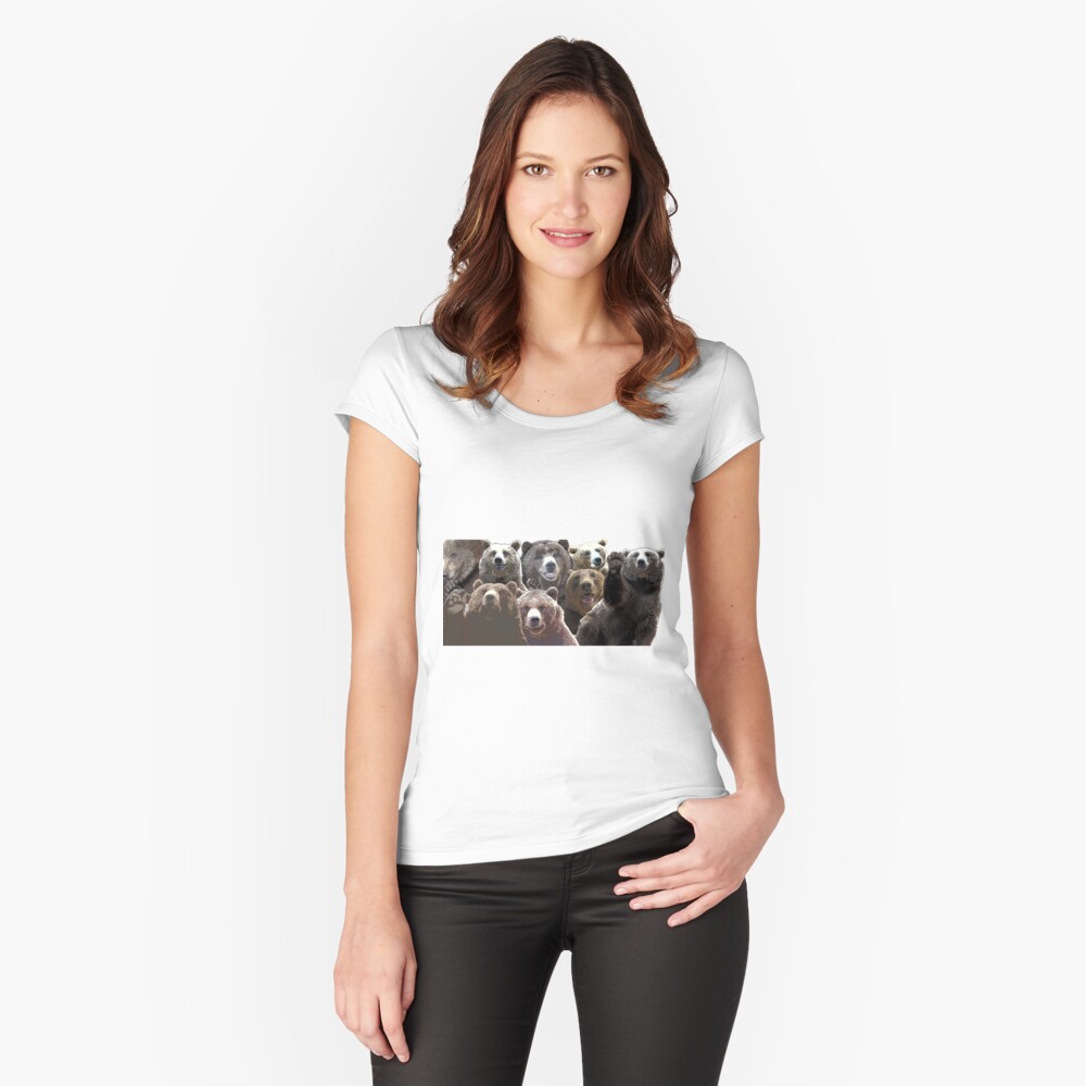 Item preview, Fitted Scoop T-Shirt designed and sold by bywhacky.