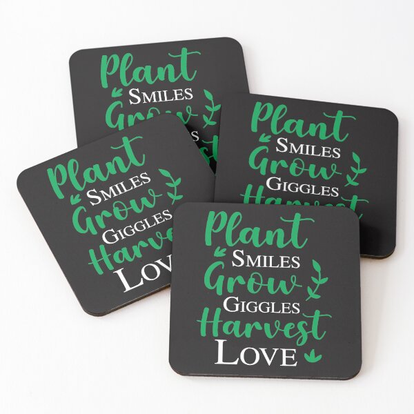 Item preview, Plant smiles, Grow giggles, Harvest Love designed and sold by GardeningBen.