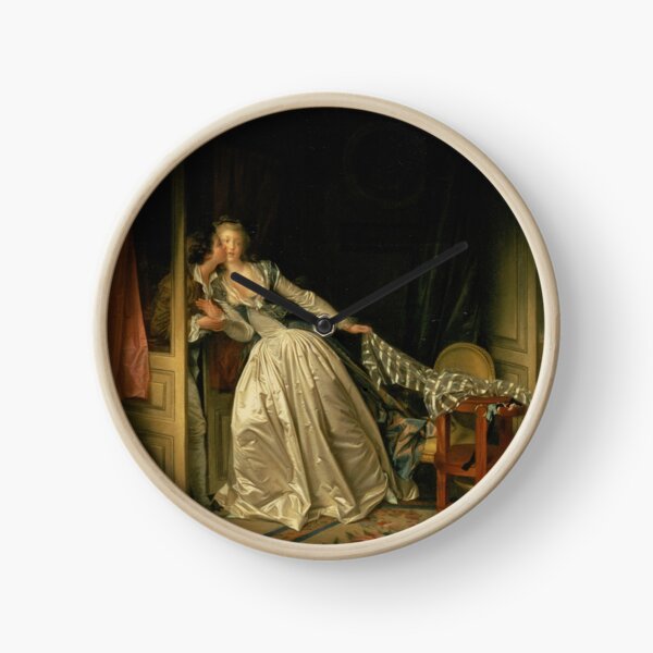 Fragonard The Stolen Kiss Clock