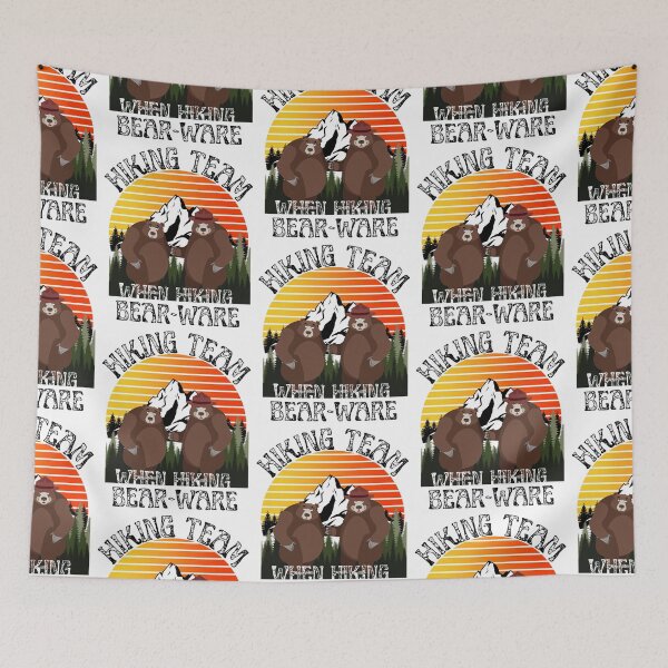 Item preview, HIKING TEAM, BEAR HIKING TEAM, BEAR-WARE, HIKING BEAR MEME,  designed and sold by R B Chrystal.