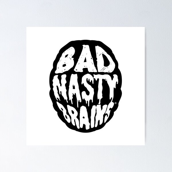 Bad Nasty Brains Logo Sticker for Sale by eriettataf