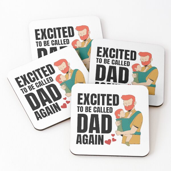Item preview, Excited To Be Called Dad Again designed and sold by Peishan02.