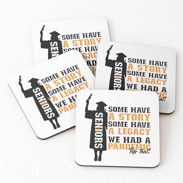 Item preview, Pandemic Graduation | Black And Orange Text Funny Graduation designed and sold by Estrytee.