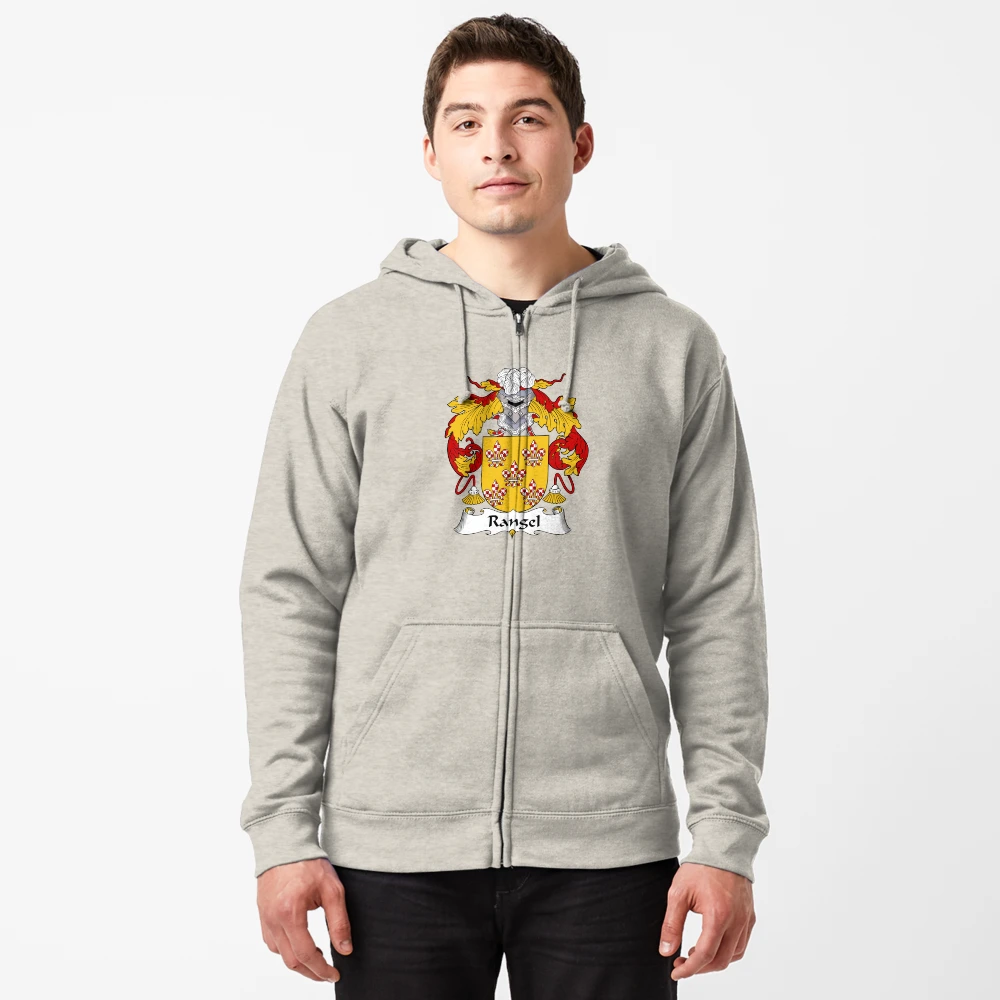 Rangel Coat of Arms/ Rangel Family Crest Zipped Hoodie for Sale