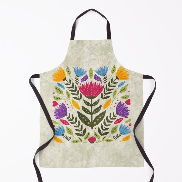Item preview, Folk Art Flowers I designed and sold by Divyam Chaya Bernstein.
