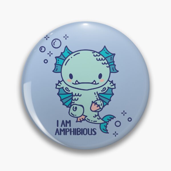 Item preview, Cute Amphibious monster swimmer designed and sold by SPIRIMAL.