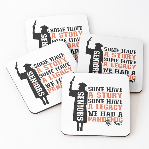 Item preview, Pandemic Graduation | Black And Burnt Sienna Text Funny Graduation designed and sold by Estrytee.