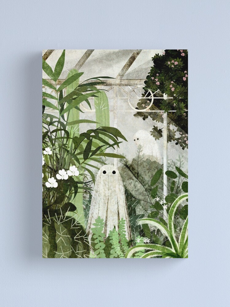Alternate view of There's A Ghost in the Greenhouse Again Canvas Print