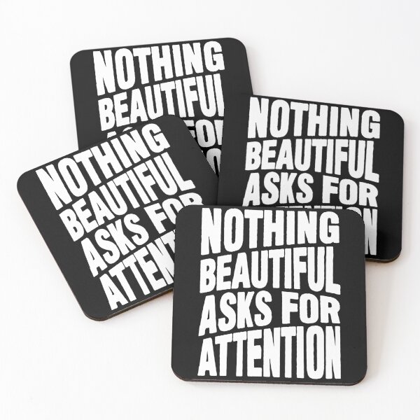 Item preview, Nothing beautiful asks for attention designed and sold by plushism.