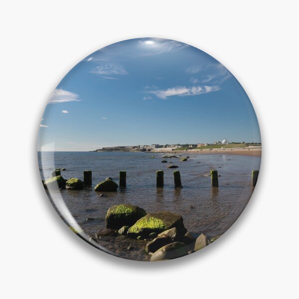 Item preview, The beach at Whitley Bay in June designed and sold by Violaman.