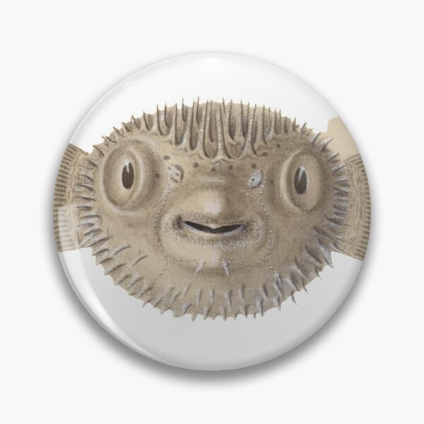Item preview, Puffer fish illustration design  designed and sold by TrippyEarth.