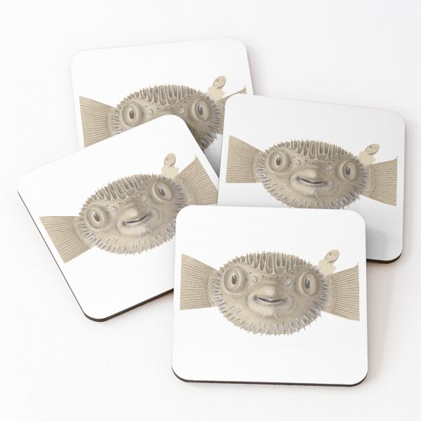 Item preview, Puffer fish illustration design  designed and sold by TrippyEarth.