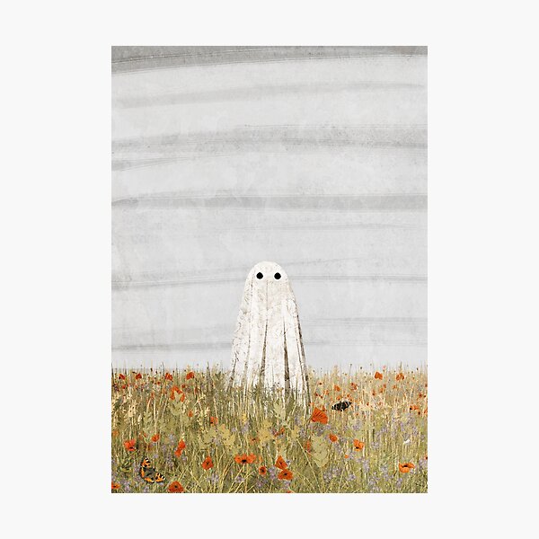 Walter in the Poppyfield Photographic Print