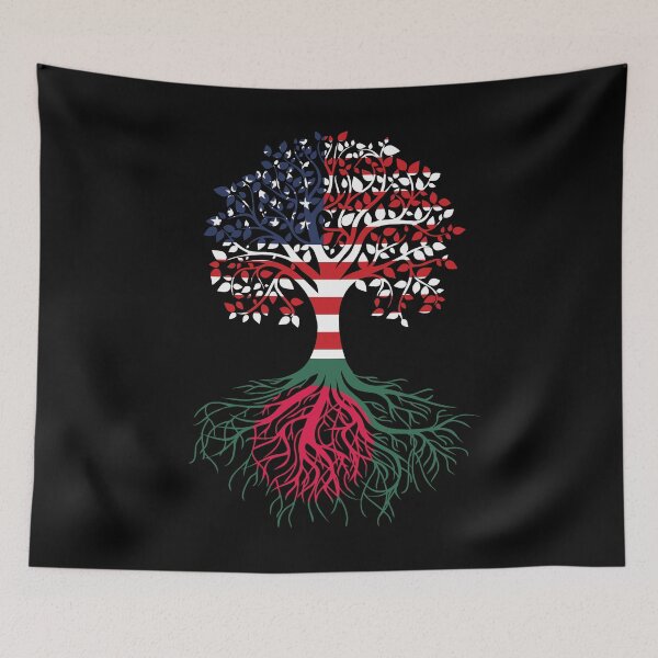 Item preview, BANGLADESH Roots American Grown Tree BANGLADESH Flag Art Gifts designed and sold by luciemadenai4.