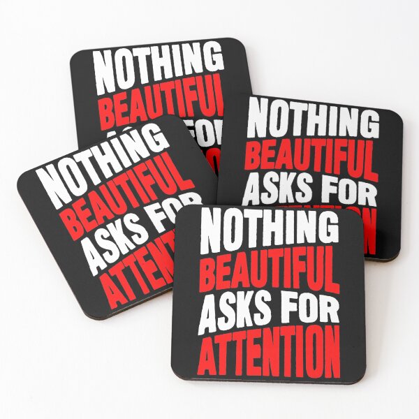 Item preview, Nothing beautiful asks for attention designed and sold by plushism.
